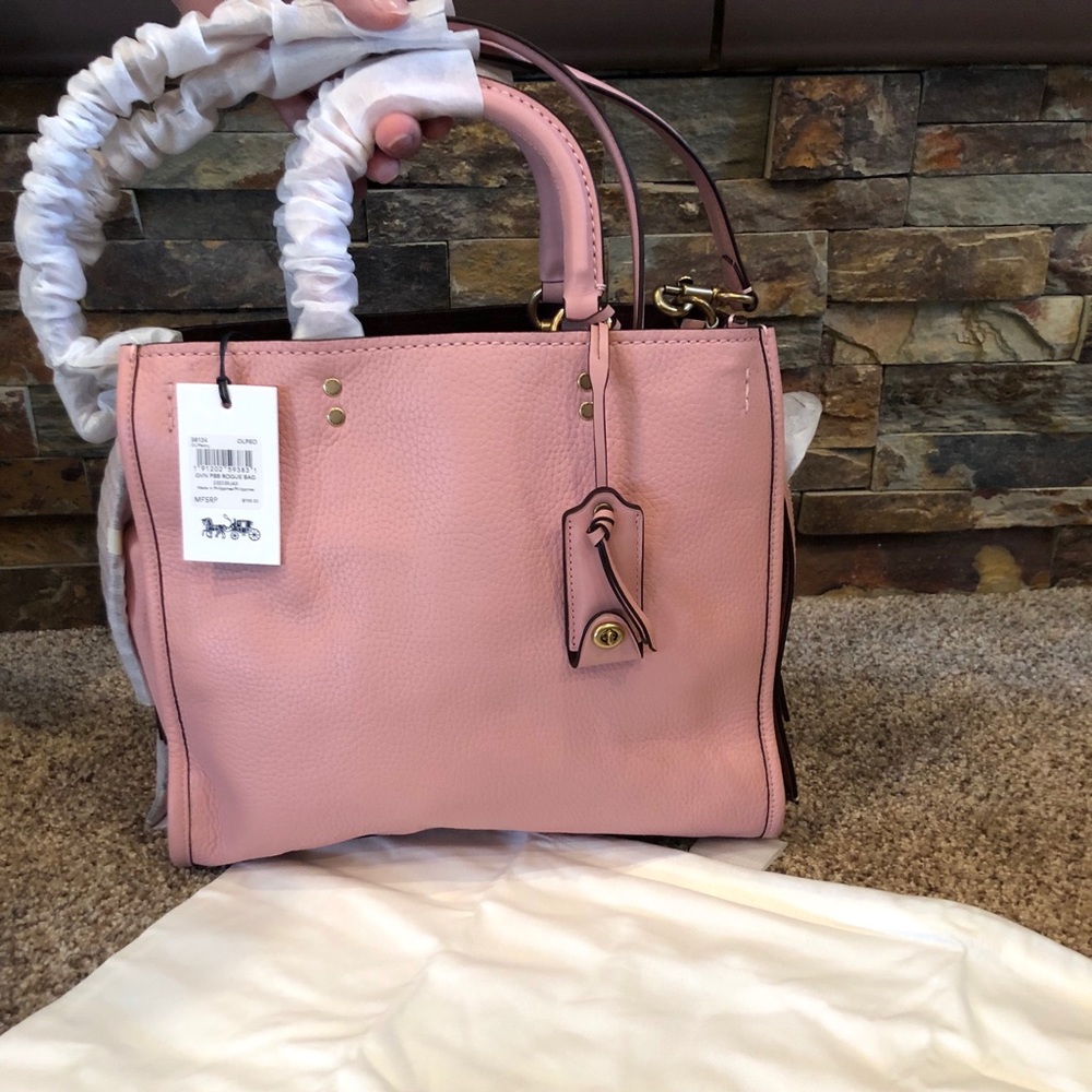 Coach Rogue Bag Peony Brass 38124 MSRP $795 NWT